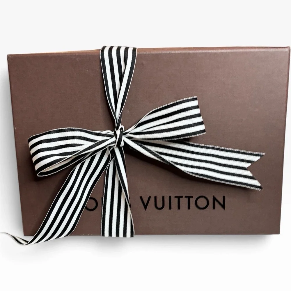Louis Vuitton Handbag Gift Box EMPTY Ribbon Rectangle 11